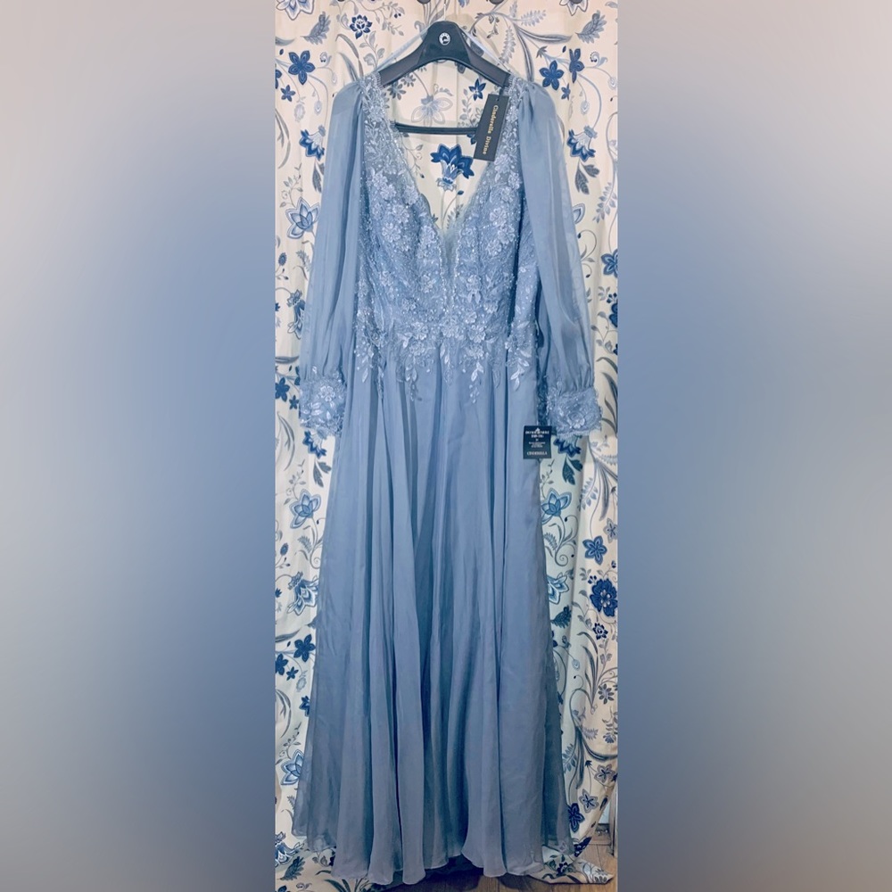 Bishop Sleeves Long Dress by Cinderella Divine